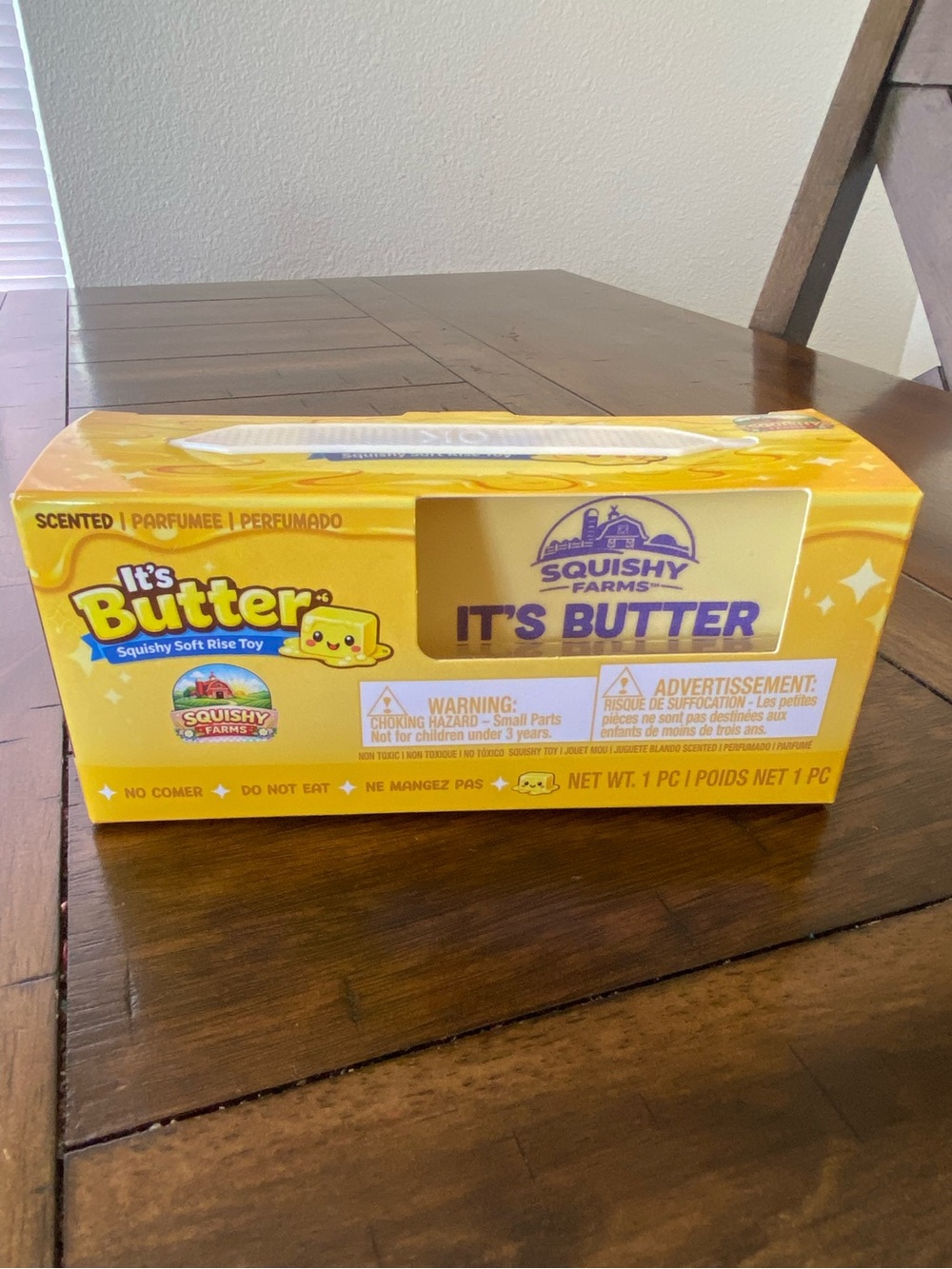 'It's Butter' Scented Squishy Toy - Yellow